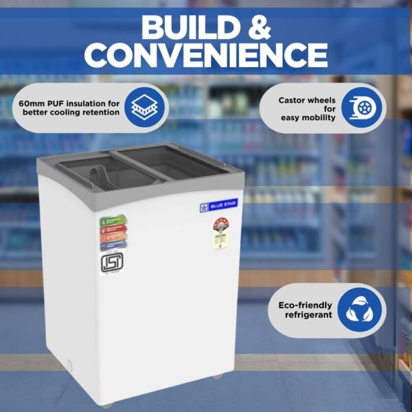 Blue Star 108 Litre Deep Freezer GT5-130NP 3