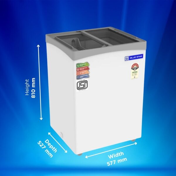 Blue Star 108 Litre Deep Freezer GT5-130NP 4