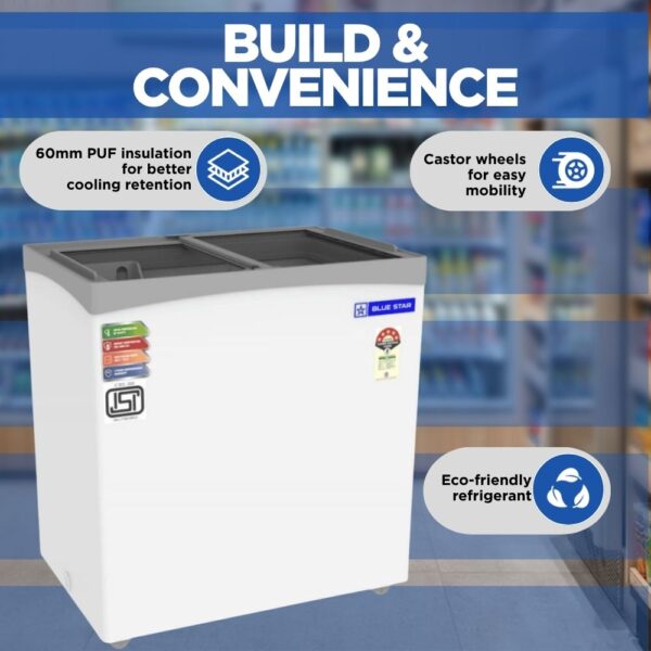 Blue Star 161 Litre Deep Freezer GT5-180NP 3