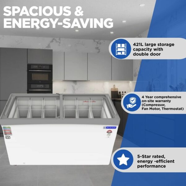 Blue Star 421 Litre Deep Freezer GT5-475N_NP 1