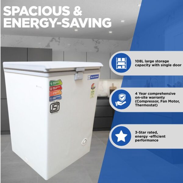 Blue Star Deep Freezer CF3-130NEYW 1