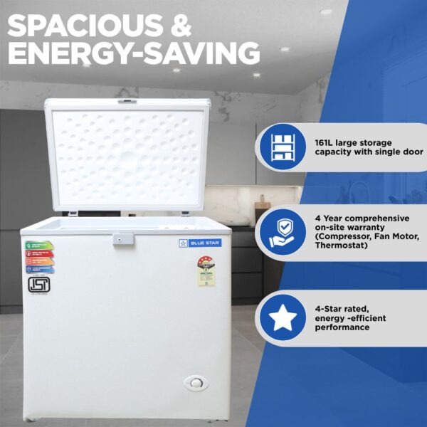 Blue Star Deep Freezer CF4-180NEYW 1