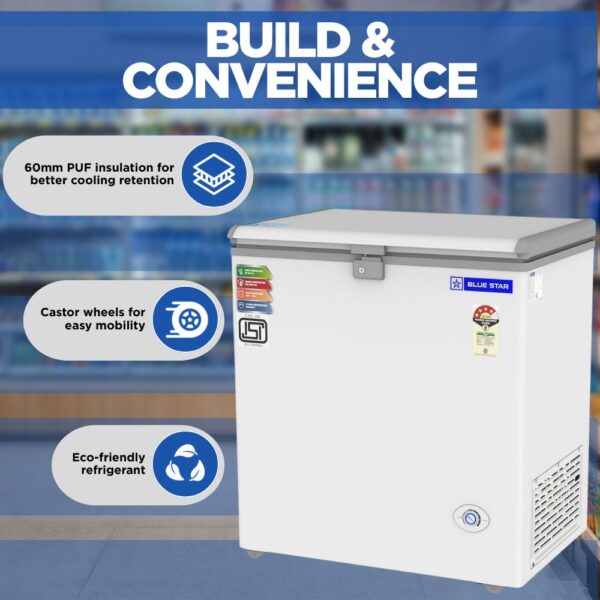 Blue Star Deep Freezer CF4-180NEYW 3