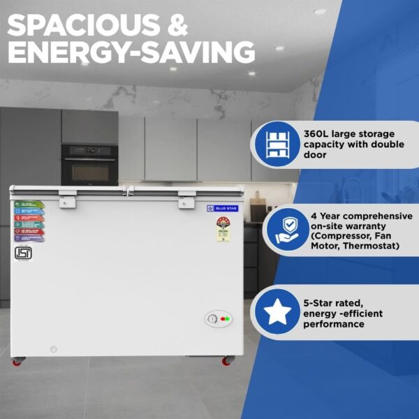 Blue Star Deep Freezer CF5-396NEYW 1