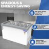 Blue Star Glass Top Deep Freezer GT5-410N_NP 1 Blue Star Glass Top Deep Freezer GT5-410N_NP 1