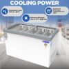 Blue Star Glass Top Deep Freezer GT5-410N_NP 2 Blue Star Glass Top Deep Freezer GT5-410N_NP 2