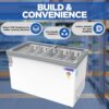 Blue Star Glass Top Deep Freezer GT5-410N_NP 3 Blue Star Glass Top Deep Freezer GT5-410N_NP 3