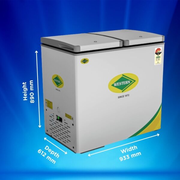 WESTERN 224L Deep Freezer D300H224 4