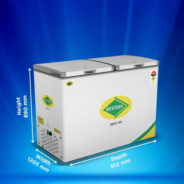 WESTERN 306L Deep Freezer D375H225 4