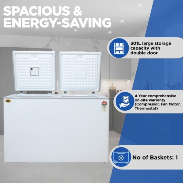 Western 301 Liter Deep Freezer D325H223 1