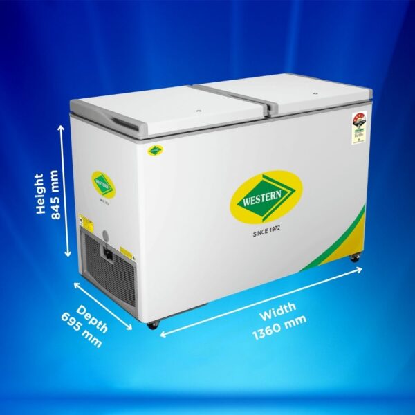 Western 444 Liter Deep Freezer D475H224 4