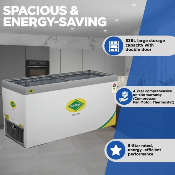 Western 536L Deep Freezer F550GL25 1