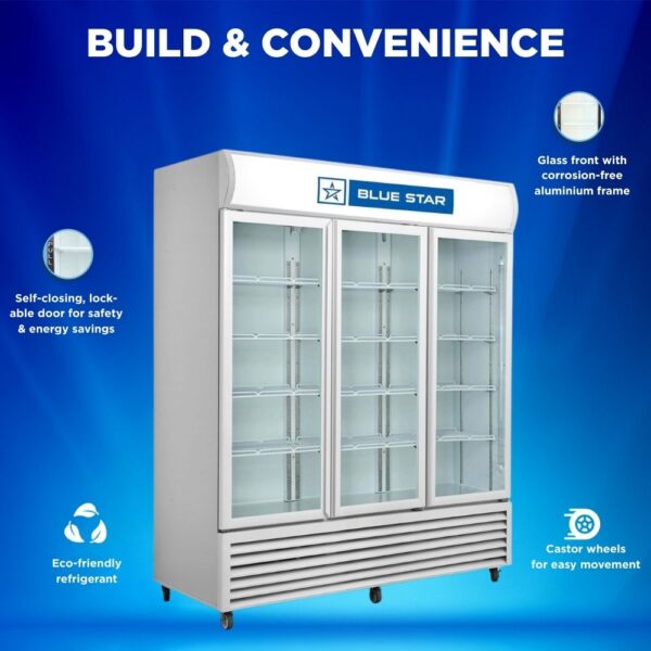 Blue Star Visi Cooler VC1200CD _ VC1200CD-B 1075 Litre Triple Door 3