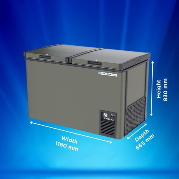 Voltas 320 Liter Hard Top Deep Freezer CVF320DD-P 4