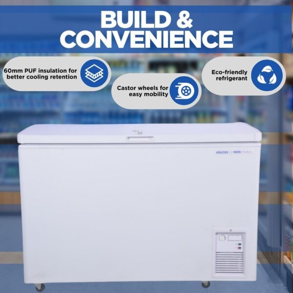 Voltas 320 Liter Single Door Deep Freezer CFHT320SD (White