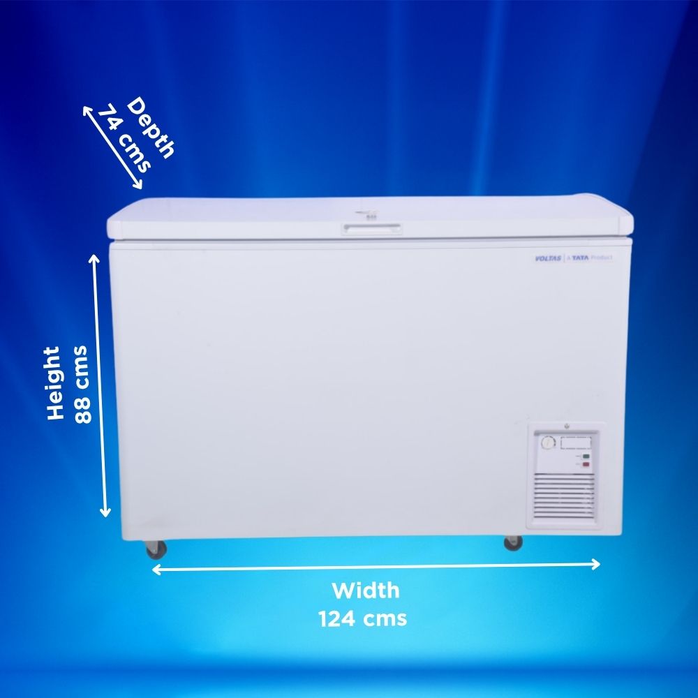 Voltas 320 Liter Single Door Deep Freezer CFHT320SD (White