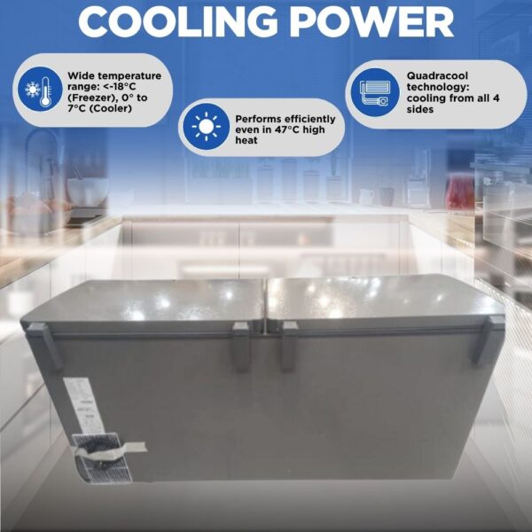 Voltas 449 Litre Hard Top Deep Freezer CVF460DA5-W 2