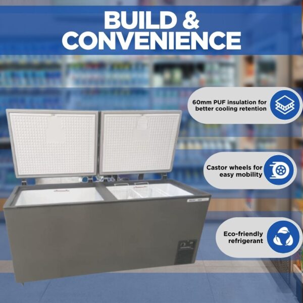 Voltas 449 Litre Hard Top Deep Freezer CVF460DA5-W 3