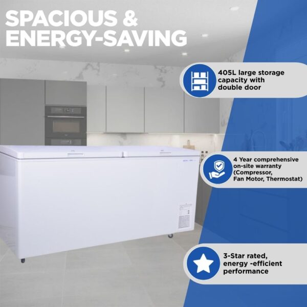 Voltas Deep Freezer CF405DD-P 1