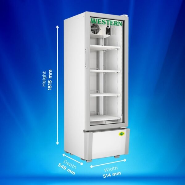 Western Visi Cooler SRC280HCF-GL 4
